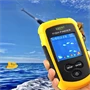 Fish Finder LCD kijelzős hordozható halradar - szonár érzékelővel, visszhangjelzővel