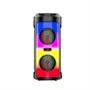 ZQS-4248 LED-es Bluetooth-os party hangszóró karaoke mikrofonnal és távirányítóval