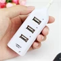 Hi-speed 4 portos USB 2.0 hub 1 méter hosszú kábellel - praktikus, gyorstöltő USB elosztó