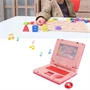 Készségfejlesztő játék laptop kislányoknak - mozgó képernyővel, zenével és fényhatásokkal